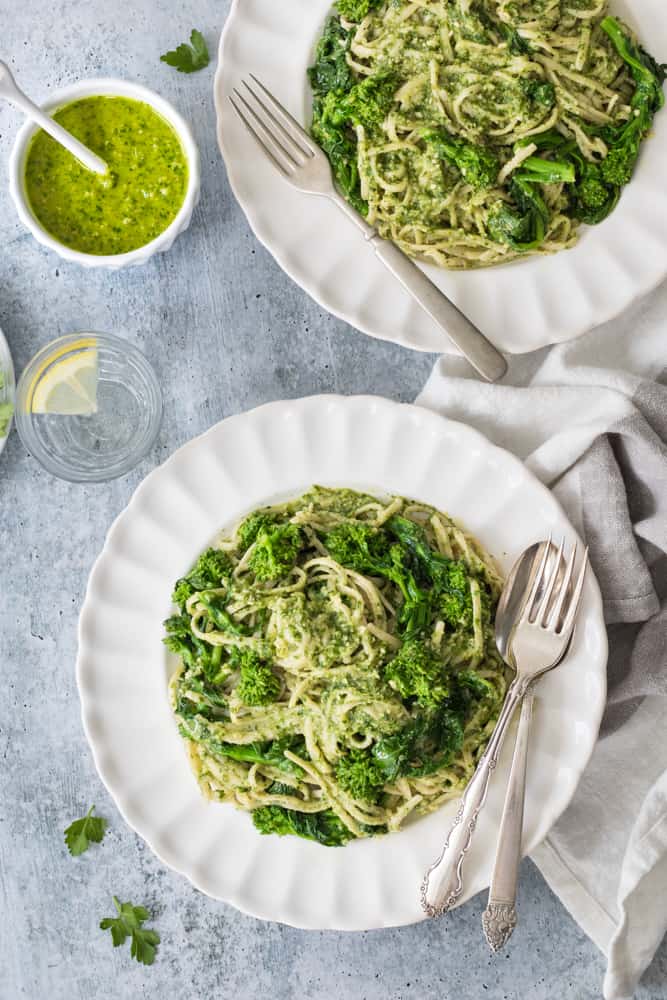 Image for Parsley-Pea Pesto Pasta (+ video)