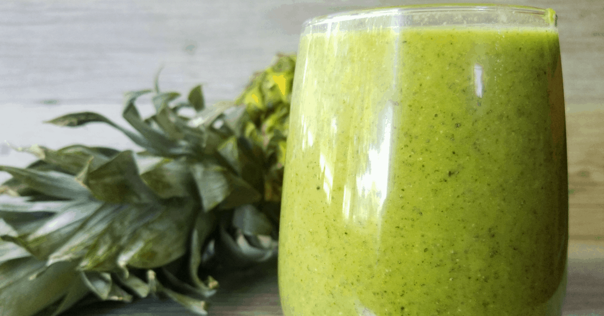 Pineapple Spinach Broccoli Smoothie V Of Gf 2sharemyjoy