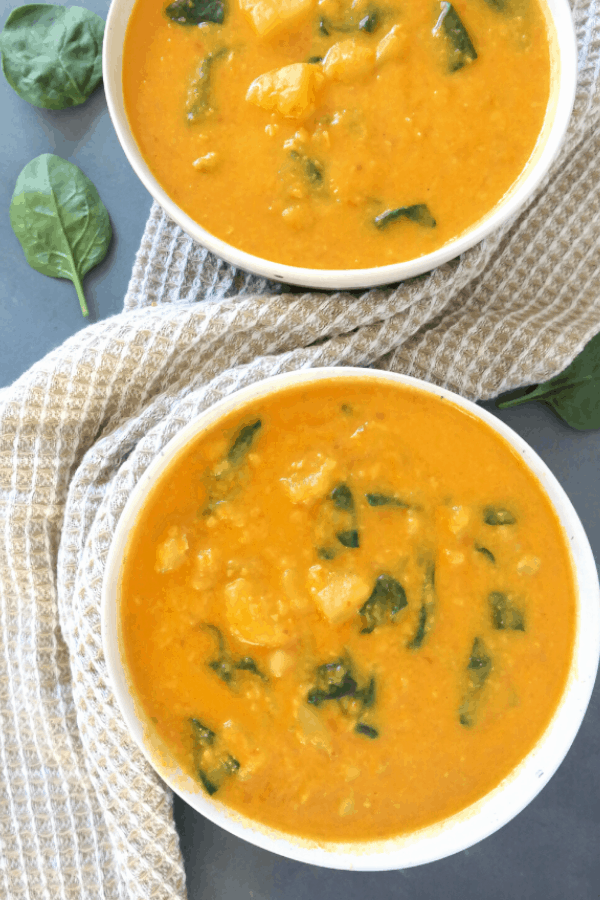 creamy coconut potato stew. Vegan recipe that is high in vitamin C, super easy to make, and delicious!