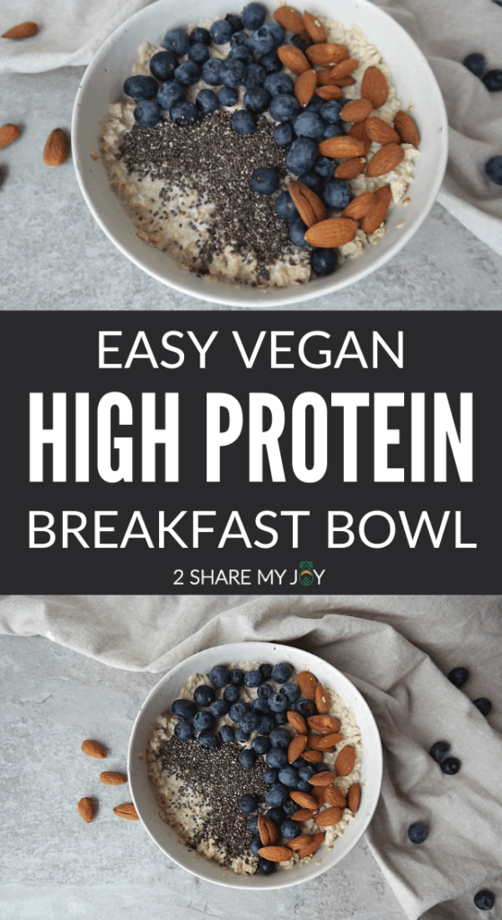 Easy Vegan High Protein Breakfast Bowl