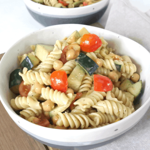 Vegan Caprese Pasta Salad Recipe