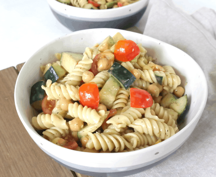 Vegan Caprese Pasta Salad Recipe