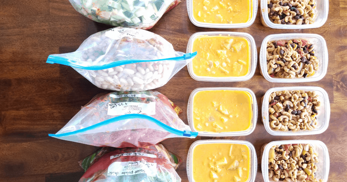 Vegan Freezer Meal Prep: 24 Servings For Under $37 - Weight Loss For Women