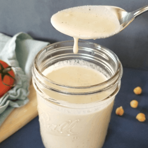 Easy Vegan Caesar Salad Dressing (oil free)