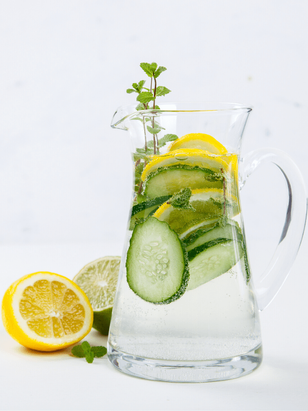 This classic combination offers a crisp and revitalizing taste. Cucumber is hydrating, lemon aids digestion, and mint adds a refreshing twist, making it a go-to choice for detoxifying and staying hydrated.