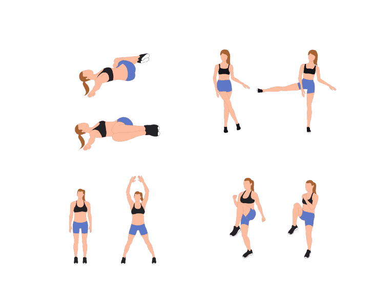 10 Minute Workout For Beginners (Easy At Home)