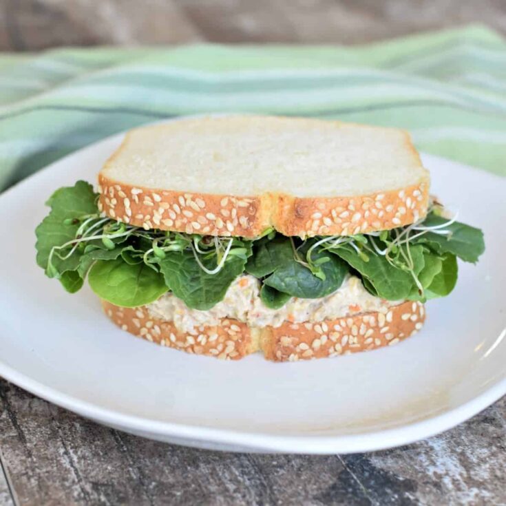 Image for Vegan Chickpea Salad with Olives & Walnuts