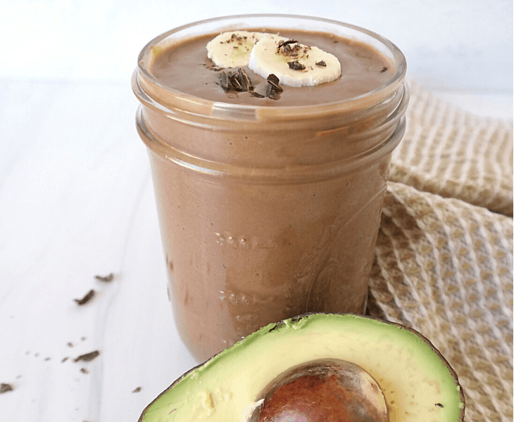 Avocado Chocolate Smoothie {vegan}