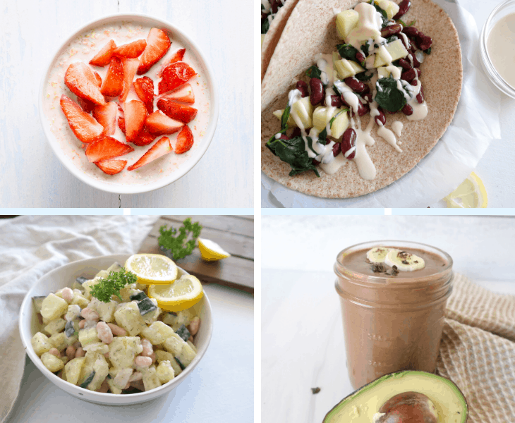 Healthy Spring Meal Plan (Vegan, WFPB, 7-Days)