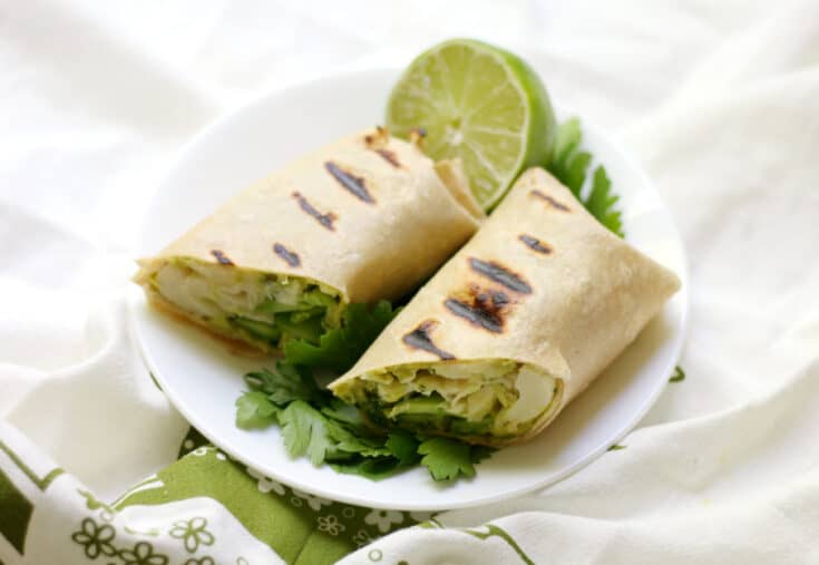 Image for Grilled Green Goddess Wraps