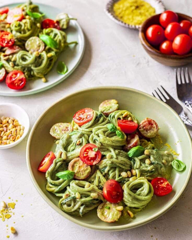 Image for Basil alfredo pasta (vegan)