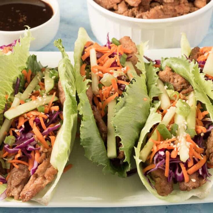 Image for Asian Soy Curl Lettuce Wraps
