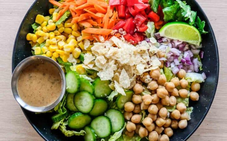Image for Southwest Ranch Chickpea Salad - An Easy & Healthy Vegan Recipe