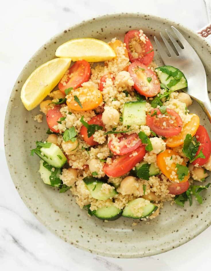 Image for Lemon Couscous Salad with Chickpeas