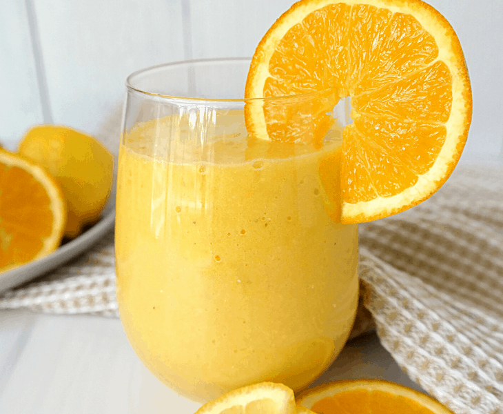 Orange Banana Smoothie {Immunity Boosting, Simple, Vegan}