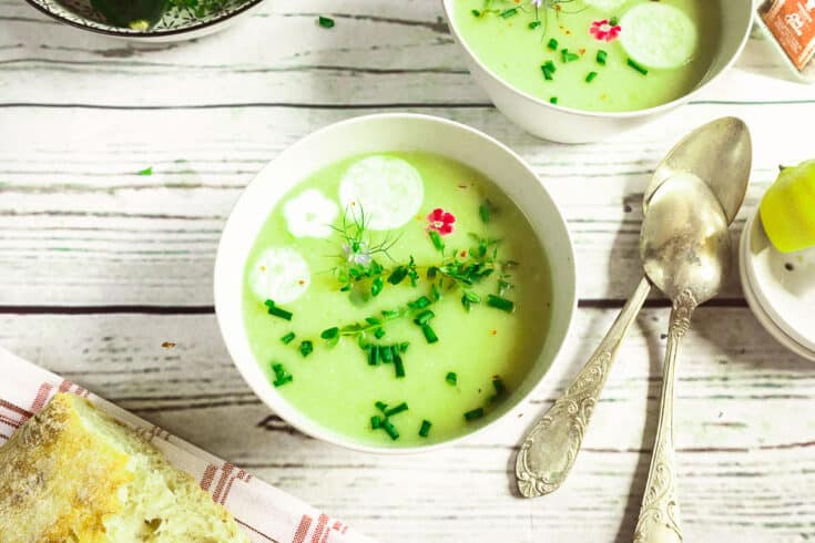 Image for It’s so hot! This refreshing summer zucchini soup is all you’ll want to eat.
