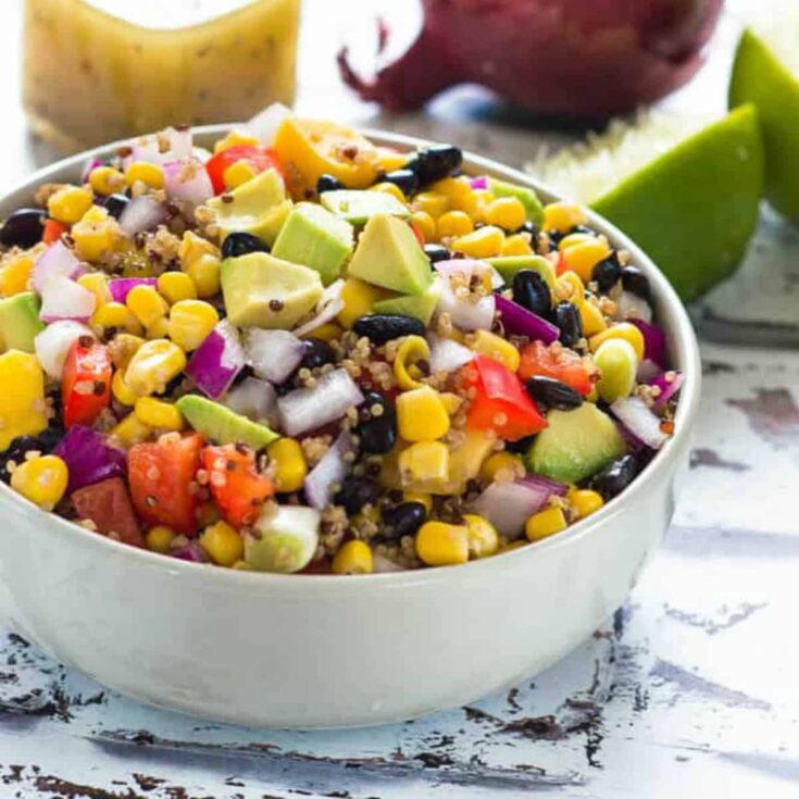 Image for Black Bean and Corn Salad with Balsamic Vinegar