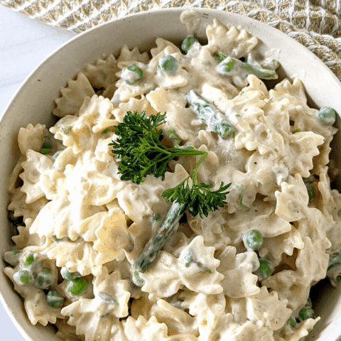 Creamy Lemon Pasta (vegan)