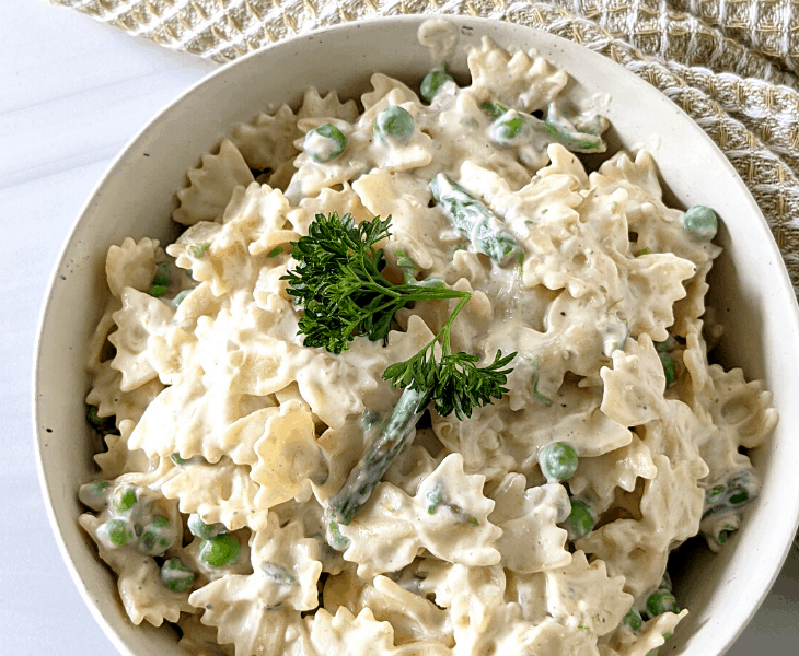 Creamy Lemon Pasta {without cream}