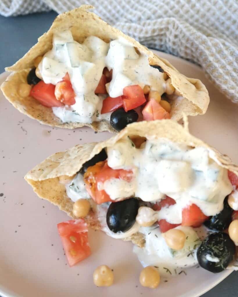 vegan Greek pita recipe