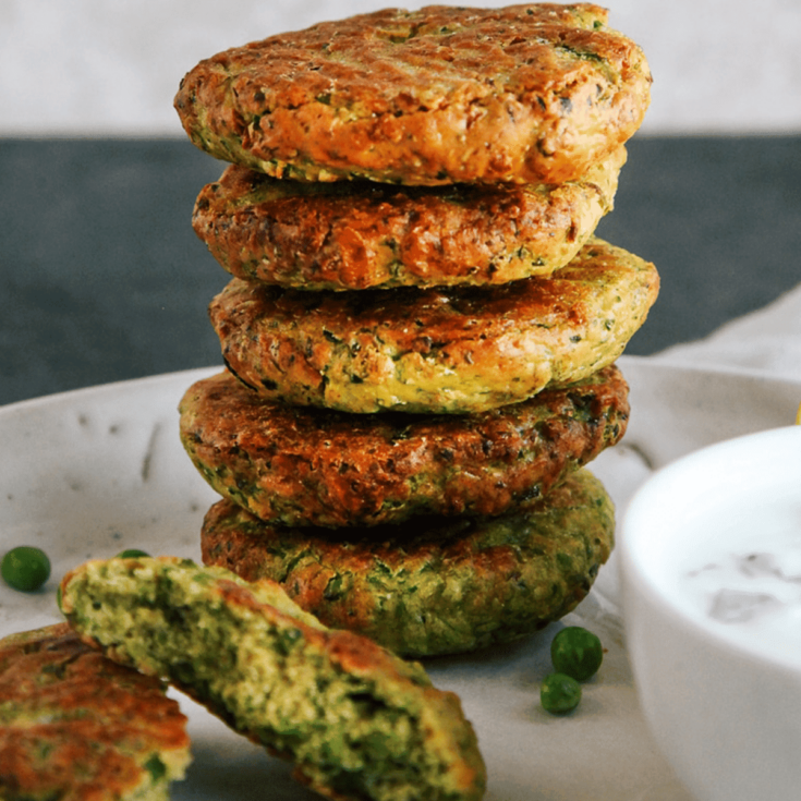 Image for Gluten-free Baked Green Pea Fritters
