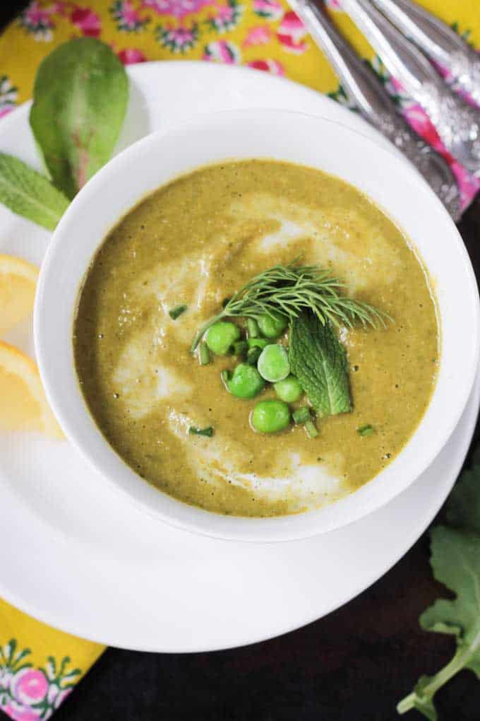 Image for Velvety Green Vegetable Soup