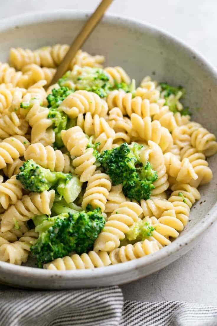 Image for Creamy Broccoli Pasta (Easy Vegan Recipe)