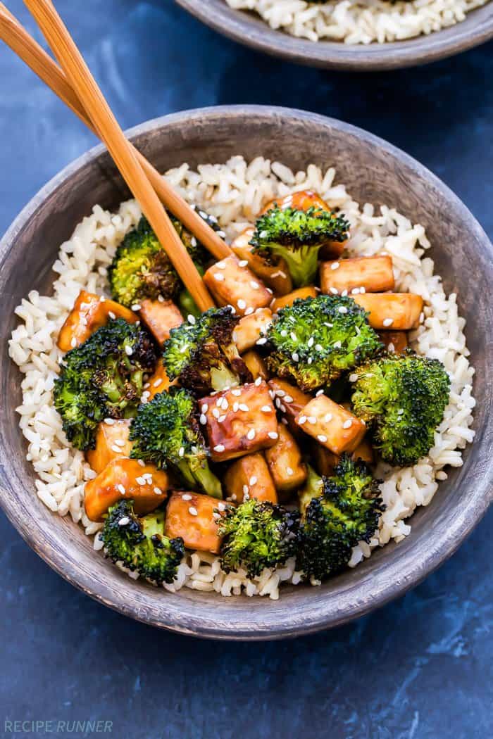 Image for Sheet Pan Crispy Teriyaki Tofu and Broccoli