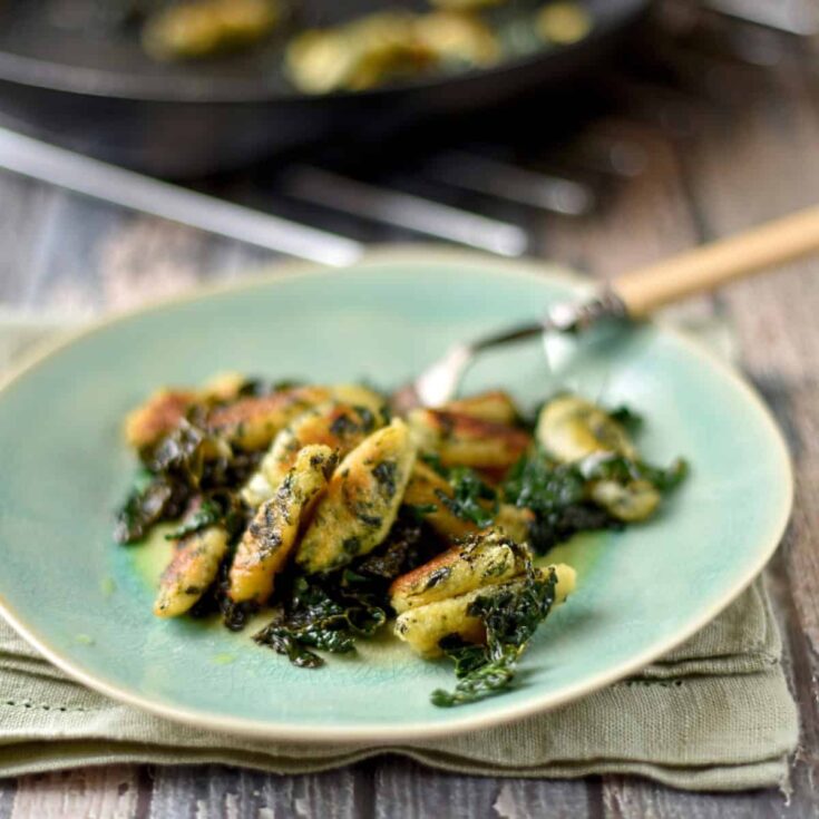 Image for wild garlic gnocchi with kale