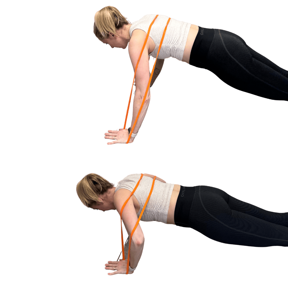 Resistance Band Push Ups