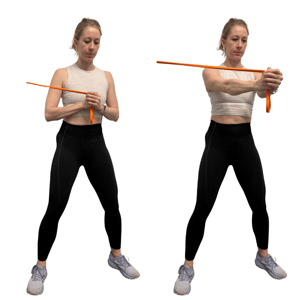 Resistance Band Paloff Press