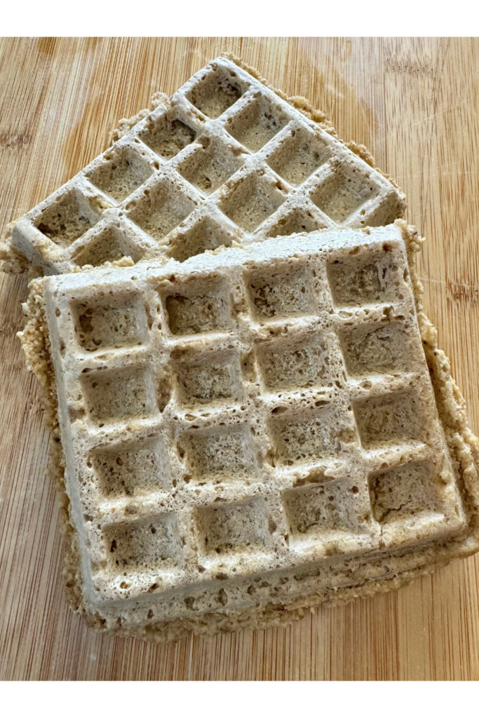 Vegan protein waffle
