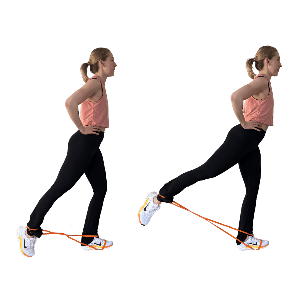  Resistance Band Kickbacks (Standing)