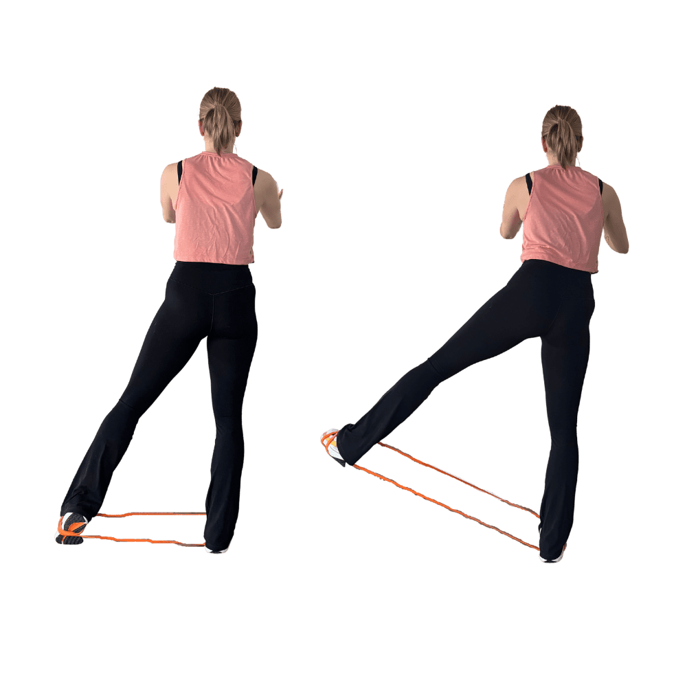 Resistance Band Side Leg Raises