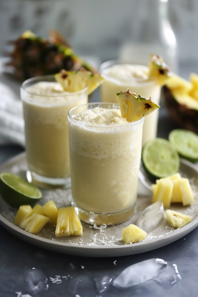 pineapple coconut cooler mocktail