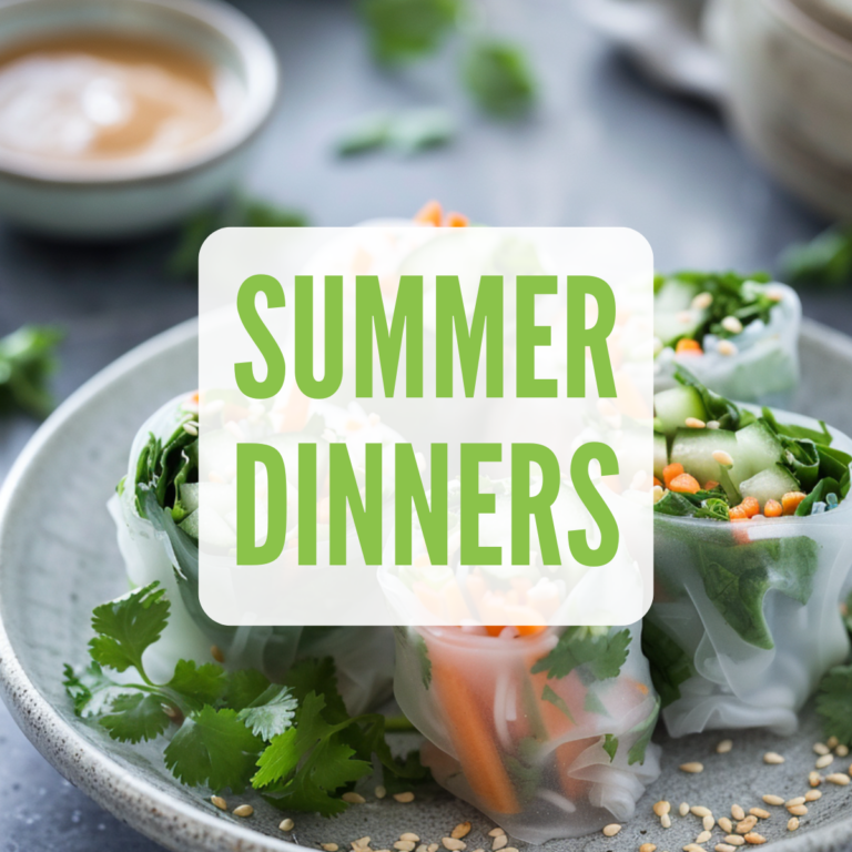 36 Summer Dinner Ideas (Healthy & Vegan)