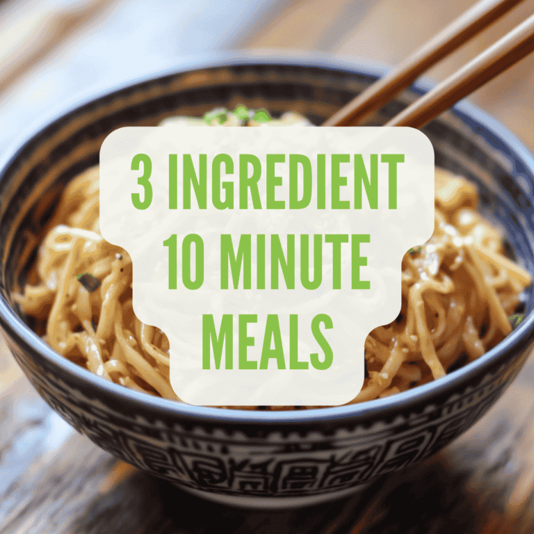 How to Make a Vegan Recipe in 10 Minutes with 3 Common Ingredients