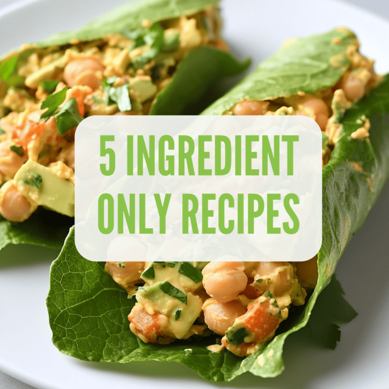 4 Easy 5-Ingredient Recipes Under 15 Minutes (No Extra Ingredients!)
