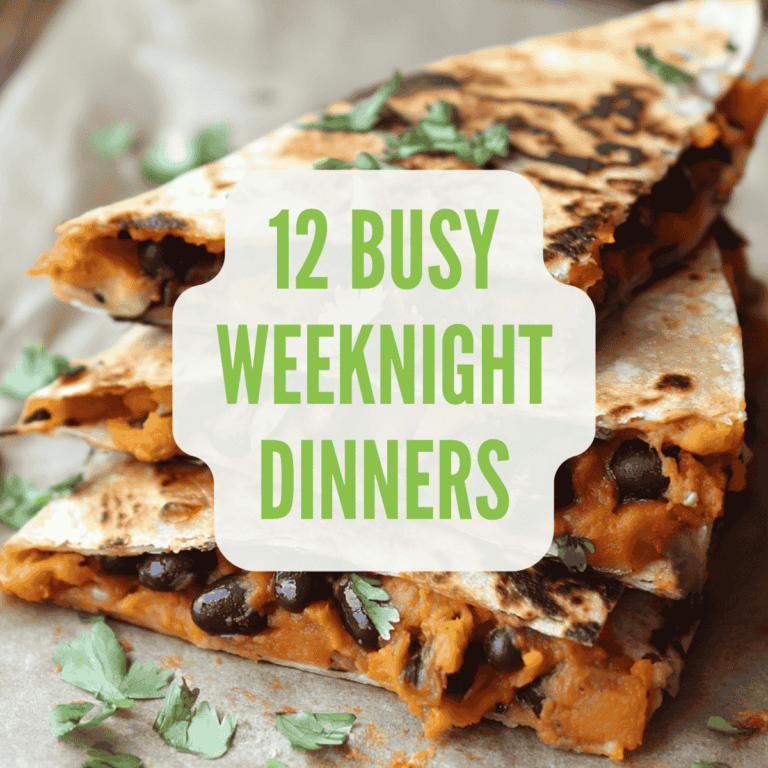 12 easy vegan dinners for busy weeknights