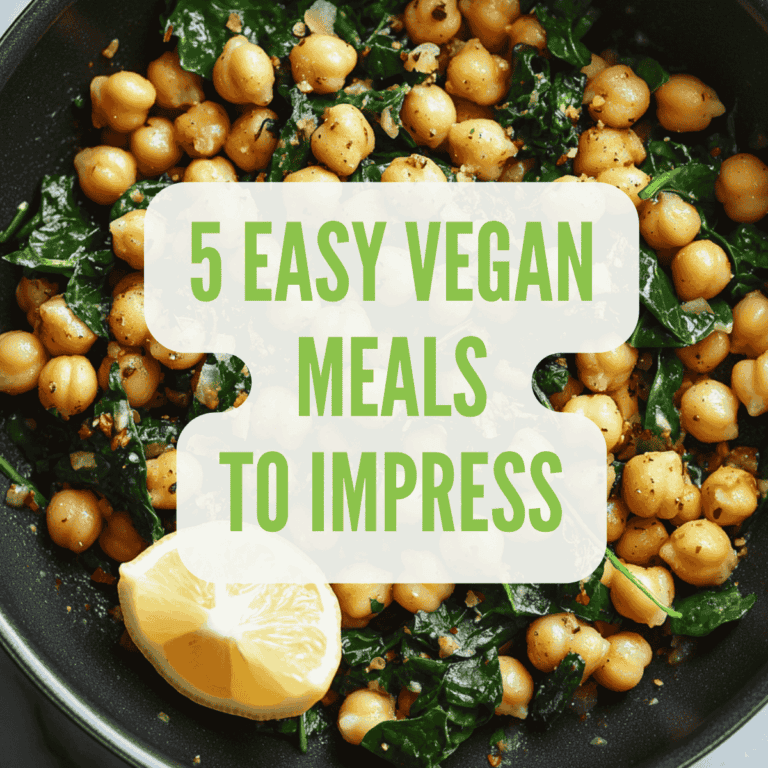 5 Super Simple Vegan Recipes to Impress Others