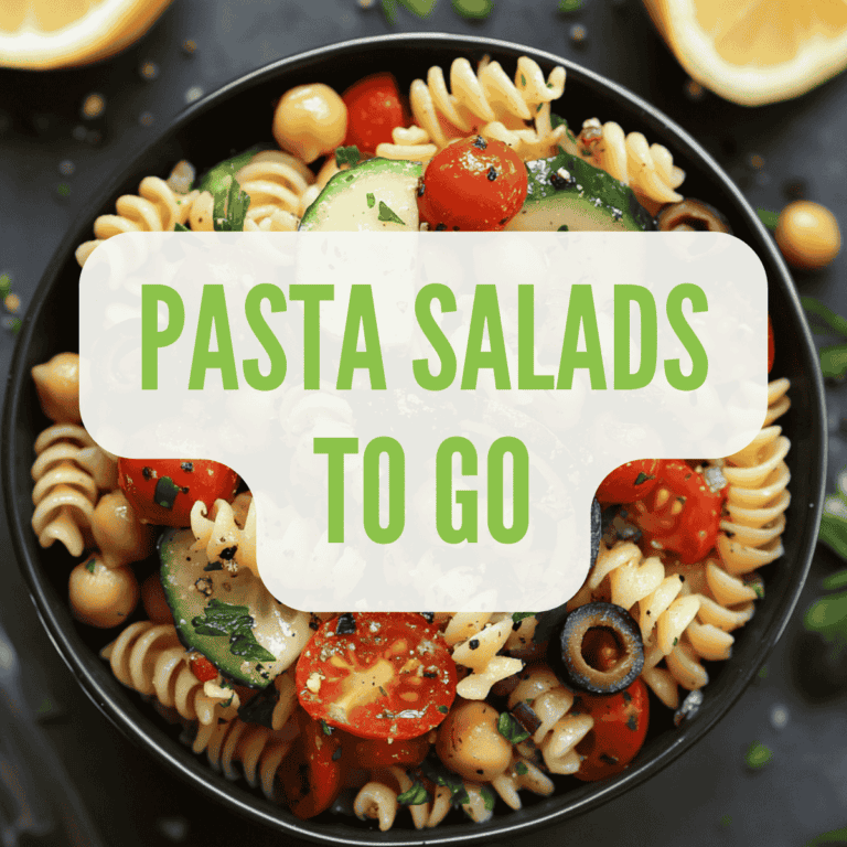 easy vegan pasta salad recipes to go