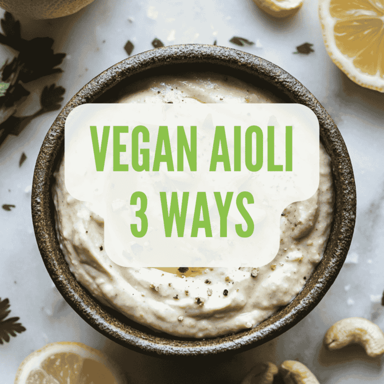 3 Genius Ways to Make Vegan Aioli Sauce (Easy & Delicious!)