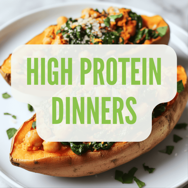 Try these 7 high protein recipes for dinner that are vegan, delicious, and packed with plant-based protein to fuel your body and satisfy your hunger!