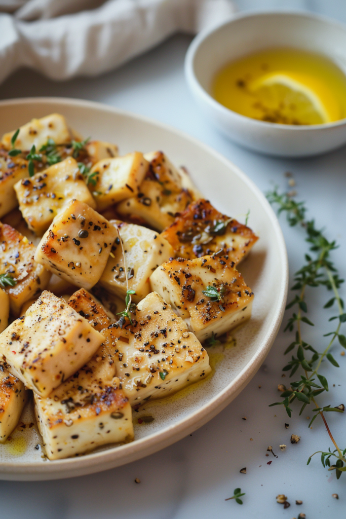 Garlic Lemon Marinade tofu