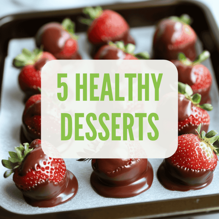 Indulge in 5 easy and healthy vegan desserts that satisfy your sweet tooth without the guilt! From chocolate avocado mousse to coconut macaroons, these recipes are naturally sweetened, plant-based, and perfect for any occasion.