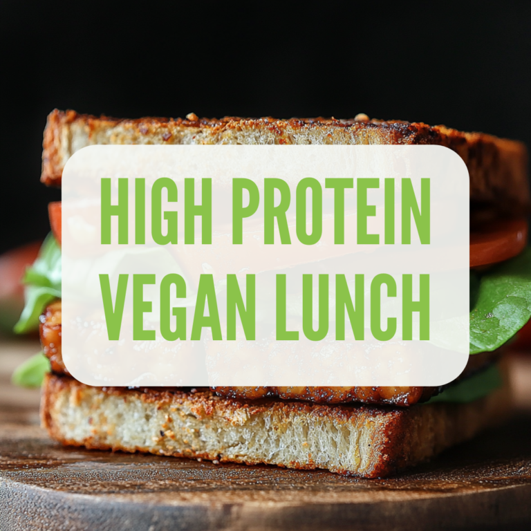 Looking for easy high-protein vegan lunches? These 10 delicious plant-based recipes are packed with protein, simple to make, and perfect for meal prep.