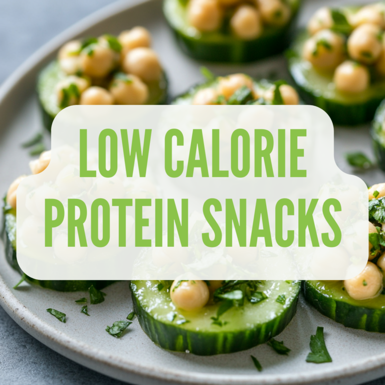 low calorie protein snack