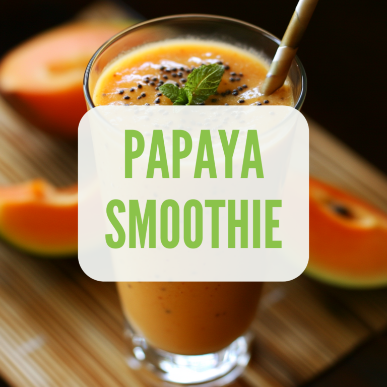 papaya smoothie