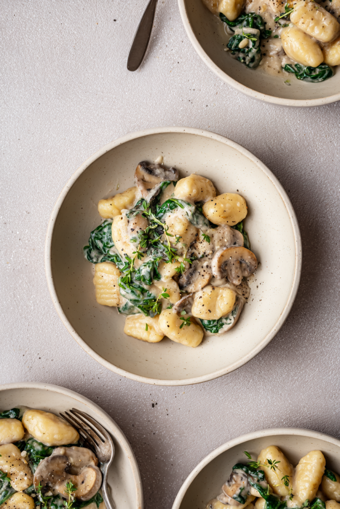 creamy gnocchi skillet