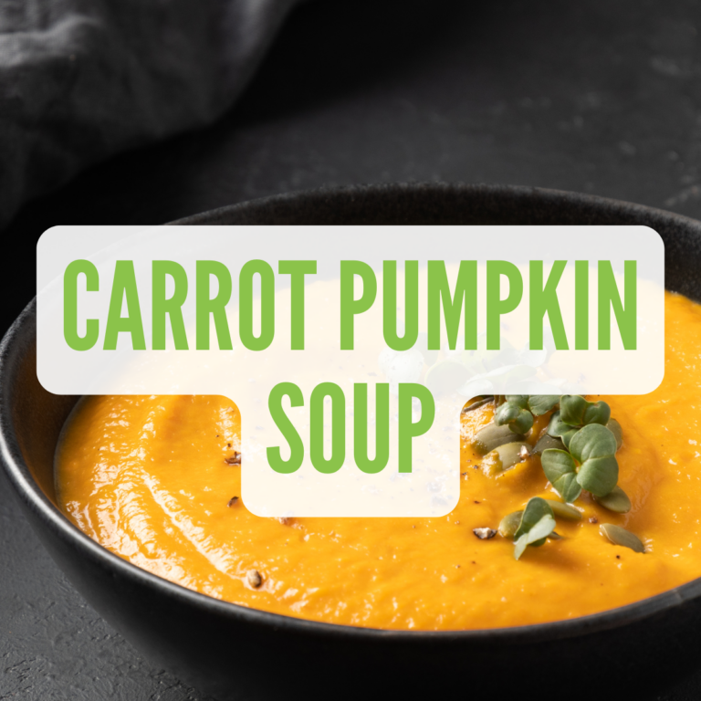 Spiced Carrot-Pumpkin Soup (Vegan) – Perfect for Chilly Days